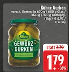 Gewürzgurken Angebote von Kühne bei E center Solingen für 1,79 €