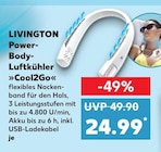Power-Body-Luftkühler »Cool2Go« von LIVINGTON für 24,99 € bei Kaufland im Angebot Power-Body-Luftkühler »Cool2Go« von LIVINGTON im aktuellen Kaufland Prospekt