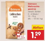 Weihnachtsgewürze von Ostmann für 1,29 € bei Netto Marken-Discount im Angebot Weihnachtsgewürze von Ostmann im aktuellen Netto Marken-Discount Prospekt