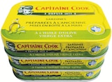 Sardines à l'huile d'olive vierge extra - CAPITAINE COOK en promo chez Intermarché Hyper Limoges à 5,40 €