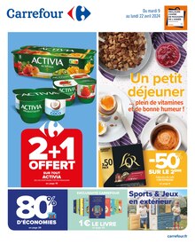Prospectus Carrefour de la semaine "Carrefour" avec 1 pages, valide du 09/04/2024 au 22/04/2024 pour Fougères et alentours