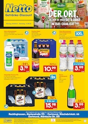 Aktueller Netto Marken-Discount Prospekt mit Tafelwasser, "DER ORT, AN DEM ES VIELE GETRÄNKE IN BIO-QUALITÄT.", Seite 1