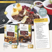 Hirschgulasch Angebot im aktuellen combi Prospekt auf Seite 12