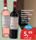 Primitivo Rosato von Doppio Passo für 5,99 € bei budni im Angebot Primitivo Rosato von Doppio Passo im aktuellen budni Prospekt