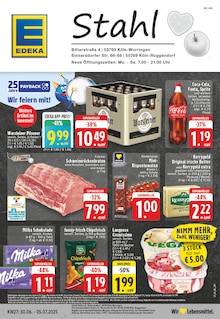 EDEKA Prospekt der Woche "Aktuelle Angebote" Seite 1, 30.06.2025 bis 05.07.2025 für Köln Aktueller EDEKA Prospekt "Aktuelle Angebote" Seite 1 von 24 Seiten für Köln