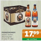 Aktuelle Bier Angebote bei Getränke A-Z in Eberswalde Aktuelles Franziskaner Angebot bei Getränke A-Z in Eberswalde ab 17,99 €