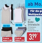 Kinder-Unterwäsche 2er-Set von L&D für 1,33 € bei ALDI Nord im Angebot Kinder-Unterwäsche 2er-Set von L&D im aktuellen ALDI Nord Prospekt