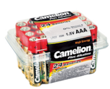 24 piles alcalines - Camelion - Norma à Mulhouse 24 piles alcalines - Camelion en promo chez Norma Mulhouse à 5,93 €