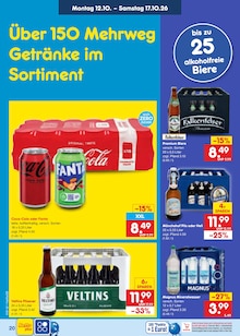 Coca Cola im aktuellen Netto Marken-Discount Prospekt (Pinneberg) Coca Cola im Netto Marken-Discount Prospekt "Aktuelle Angebote" mit 71 Seiten (Pinneberg)