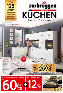 Küche im aktuellen Zurbrüggen Prospekt (Gelsenkirchen) Küche im Zurbrüggen Prospekt "Küchen für Ihr Zuhause" mit 16 Seiten (Gelsenkirchen)
