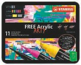 11 marqueurs peinture acrylique - STABILO FREE à 17,49 € dans le catalogue Super U