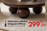Table basse manguier - ABEKAS - Maxi Bazar Table basse manguier - ABEKAS à 299,99 € dans le catalogue Maxi Bazar