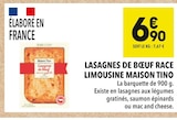 Supeco Laon - Promo Lasagnes de bœuf race Limousine Promo Lasagnes de bœuf race Limousine à 6,90 € dans le catalogue Supeco à Laon