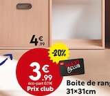 Boite de rangement en promo chez Maxi Bazar Cannes à 3,99 €