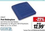 Pool-Bodenplane im Lidl Prospekt Pool-Bodenplane von Crivit im aktuellen Lidl Prospekt für 12,99 €
