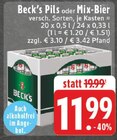 Pils Angebote von Beck's bei EDEKA Straelen für 11,99 €