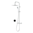 Colonne de douche thermostatique avec douchette + flexible + pommeau, Dint dans le catalogue Castorama