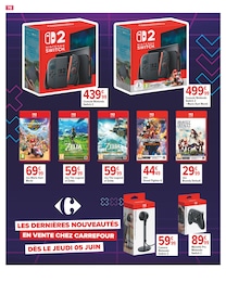 Offre Nintendo Switch dans le catalogue Carrefour du moment à la page 80