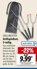 Grillspießset Angebote von GRILLMEISTER bei Lidl Halle für 9,99 €