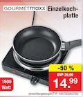 Einzelkochplatte Angebote von GOURMETmaxx bei Zimmermann Mainz für 14,99 €