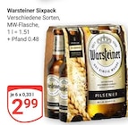 Aktuelle Warsteiner Angebote bei GLOBUS in Kaiserslautern Aktuelles Sixpack Angebot bei GLOBUS in Kaiserslautern ab 2,99 €