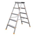 Escabeau double accès 5 marches en aluminium charge 150 kg - H. 115 cm - Brico Dépôt à Metz Escabeau double accès 5 marches en aluminium charge 150 kg - H. 115 cm en promo chez Brico Dépôt Metz à 59,90 €