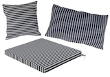 Galette 40 x 40 x 3 cm imprimé Bayadère - HYBA en promo chez Carrefour Valence à 5,99 €
