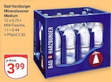 Mineralwasser Medium Angebote von Bad Harzburger bei GLOBUS Salzgitter für 3,99 €