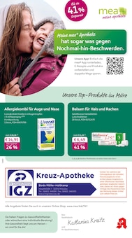 mea - meine apotheke Prospekt Unsere März-Angebote mit 4 Seiten