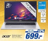 Notebook Aspire 3 (A317-54-53YV) Angebote von Acer bei expert Dormagen für 699,00 €