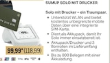 Solo mit Drucker Angebote von Sumup bei Metro Wesel für 118,99 €