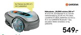 Mähroboter „SILENO minimo 250 m²“ im Angebot bei BayWa Bau- und Gartenmärkte in Neu-Ulm Mähroboter „SILENO minimo 250 m²“ Angebote von GARDENA bei BayWa Bau- und Gartenmärkte Neu-Ulm für 549,00 €