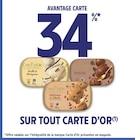 Intermarché Cluses - Promo Avantage carte 34% sur tout carte d'or Promo Avantage carte 34% sur tout carte d'or à dans le catalogue Intermarché à Cluses