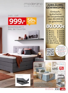 Boxspringbett im XXXLutz Möbelhäuser Prospekt "NR.1 BEIM PREIS" mit 48 Seiten (Mannheim)