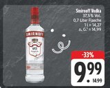Vodka Angebote von Smirnoff bei EDEKA Freiberg für 9,99 €
