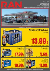 RAN Tankstellen Prospekt der aktuellen Woche mit 2 Seiten, gültig von 01.10.2026 bis 15.10.2026, in Lindenberg und Umgebung Aktueller RAN Tankstellen Prospekt in Lindenberg und Umgebung, "RAN" mit 2 Seiten, 01.10.2026 - 15.10.2026