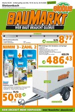 Globus-Baumarkt Prospekt für Frankfurt mit 16 Seiten Globus-Baumarkt Prospekt für Frankfurt: "WER BAUT BRAUCHT GLOBUS", 16 Seiten, 18.10.2020 - 24.10.2020