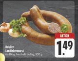 Heidjer Landleberwurst bei E center im Burkardroth Prospekt für 1,49 €