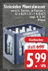 Aktuelles Mineralwasser Angebot bei E center in Duisburg ab 5,99 €