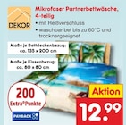 Mikrofaser Partnerbettwäsche, 4-teilig Angebot in Behnsdorf Mikrofaser Partnerbettwäsche, 4-teilig im aktuellen Prospekt bei Netto Marken-Discount in Behnsdorf