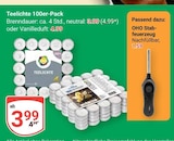 GLOBUS - Teelichte 100er-Pack neutral Angebot im Prospekt Teelichte 100er-Pack neutral bei GLOBUS im Prospekt "" für 1,59 €