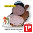 E center Bruchsal - Tomate-Basilikumlyoner Angebot im Prospekt Tomate-Basilikumlyoner bei E center im Bruchsal Prospekt für 1,19 €