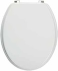 Abattant WC Palmi blanc en bois moulé - GOODHOME en promo chez Castorama Aix-en-Provence à 16,90 €