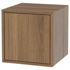 Schrank mit Tür braun Nussbaumnachbildung im Angebot bei IKEA in Frankfurt Schrank mit Tür braun Nussbaumnachbildung Angebote von EKET bei IKEA Frankfurt für 25,00 €