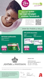 mea - meine apotheke Prospekt für Hannover mit 4 Seiten mea - meine apotheke Prospekt für Hannover: "Unsere Februar-Angebote", 4 Seiten, 01.02.2026 - 28.02.2026