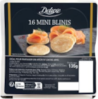 16 mini blinis - Deluxe dans le catalogue Lidl