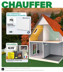 Prix et réduction Poêles dans le prospectus Brico Dépôt en cours Offre Poêles dans le catalogue Brico Dépôt du moment à la page 24