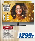 LED TV Cubus compact 40 FB40 twin Angebote von Metz bei expert Castrop-Rauxel für 1.299,00 €