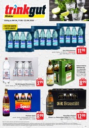 Trinkgut Discounter Prospekt der aktuellen Woche mit 6 Seiten, gültig von 17.08.2026 bis 22.08.2026, in Biebesheim und Umgebung Aktueller Trinkgut Discounter Prospekt in Biebesheim und Umgebung, "Aktuelle Angebote" mit 6 Seiten, 17.08.2026 - 22.08.2026