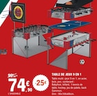 Promo Table de jeux 9 en 1 à 74,90 € dans le catalogue E.Leclerc à Landéda